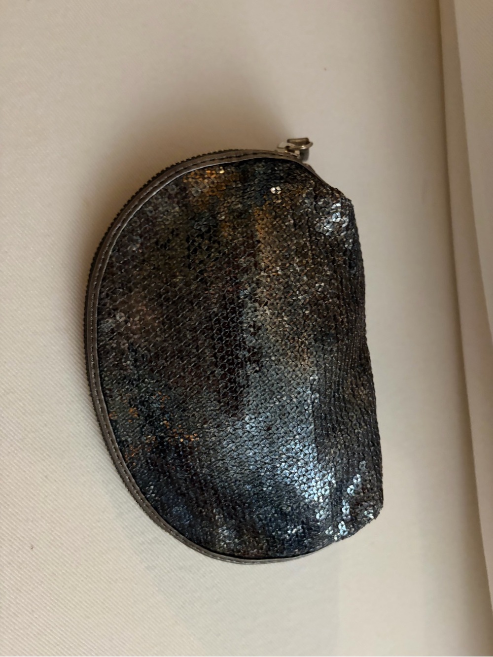 Banana Republic Black Sequin Mini Pouch